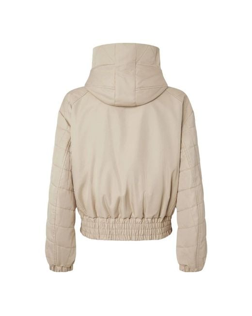 Ferrari Q-Cycle Cotton Twill Bomber Jacket in het Natural voor heren