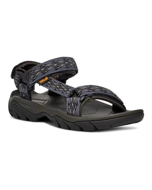 Flat Sandals Teva pour homme en coloris Black