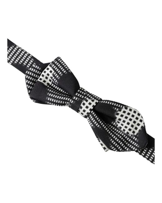 Dolce & Gabbana Black Bowties for men