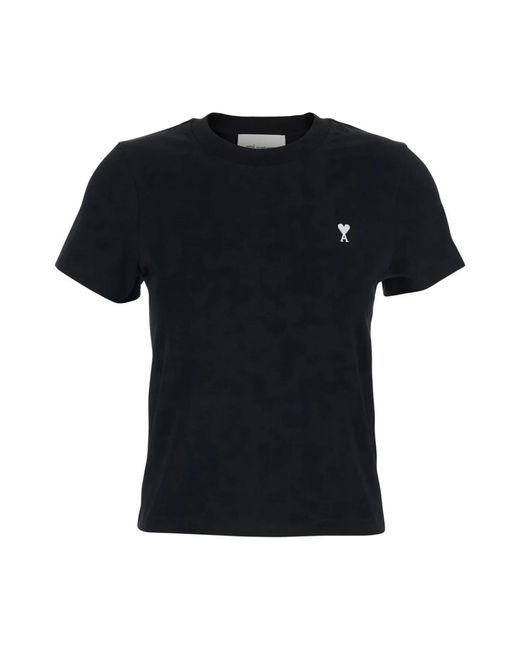 AMI Black T-Shirts