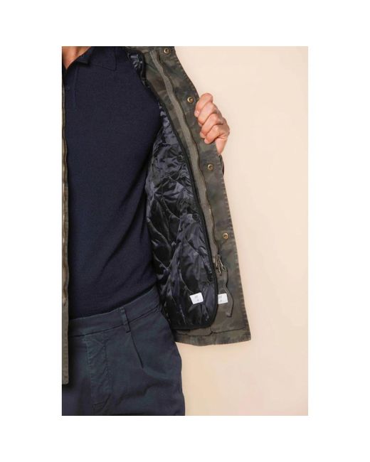 Mason's Camouflage Field Jacket Slim Fit in het Black voor heren