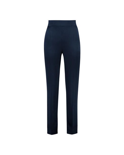 Max Mara Blue Slim-Fit Trousers