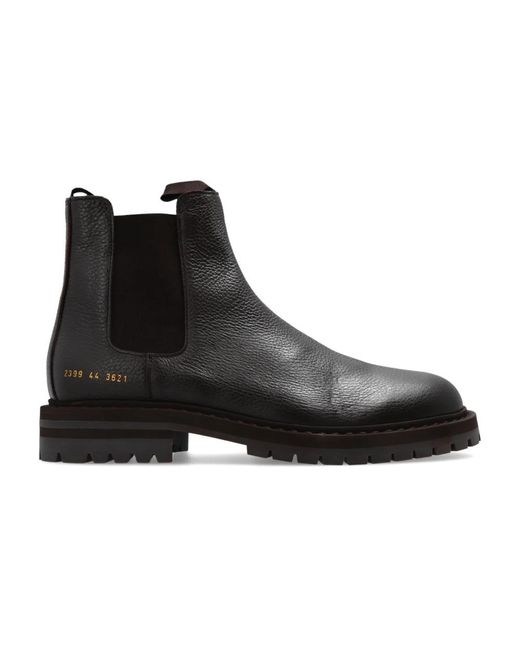 Common Projects Black Chelsea Boots for men