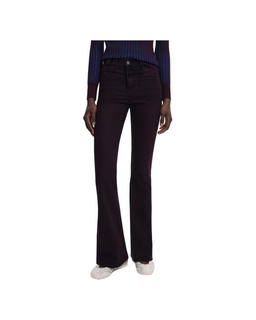 Desigual Flared Jeans in het Blue