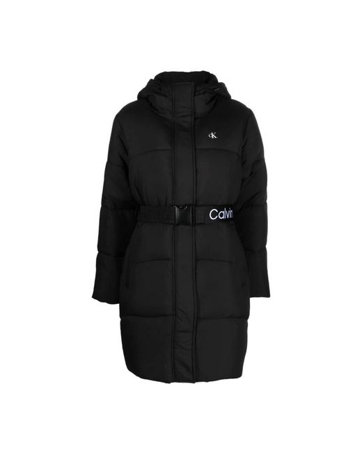 Down coats di Calvin Klein in Black