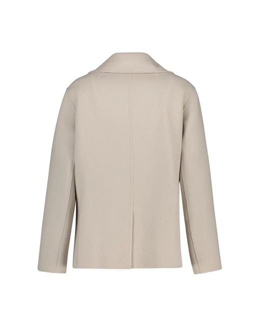 Max Mara Natural Double-Breasted Coats