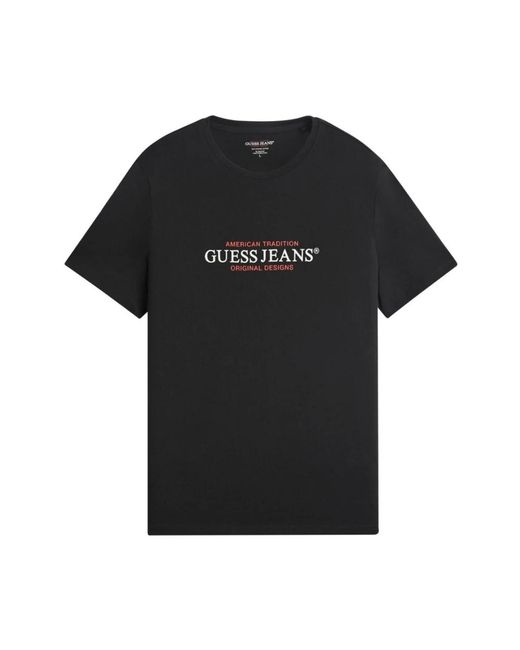 Guess American Tradition Tee in het Black voor heren