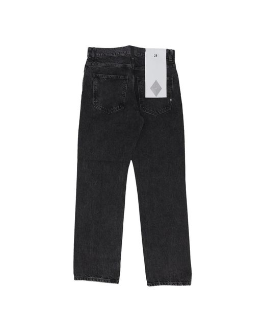 AMISH Black Straight Fit Jeans for men