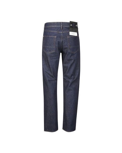 Stone Island Blue Straight Jeans for men