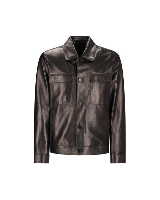 Salvatore Santoro Black Light Jackets for men