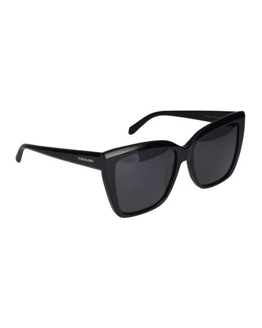 Ferragamo Black Stylische sonnenbrille sf1102s