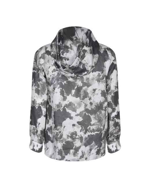 Kiton Jassen ,Veelkleurig ,Linnen Wit Linnen Sweatshirt in het Gray voor heren