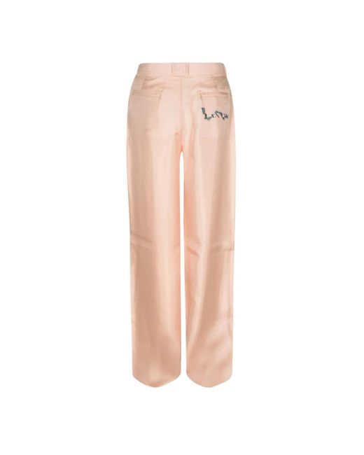 Lanvin Pink Straight Trousers