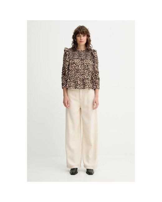 Blouses Munthe de color Brown