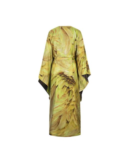 Roberto Cavalli Yellow Kimonos