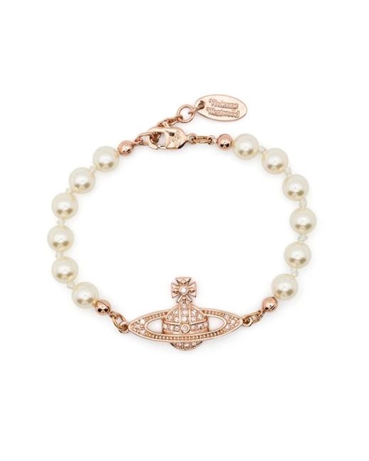 Collana con pendente orb di perle di Vivienne Westwood in Metallic