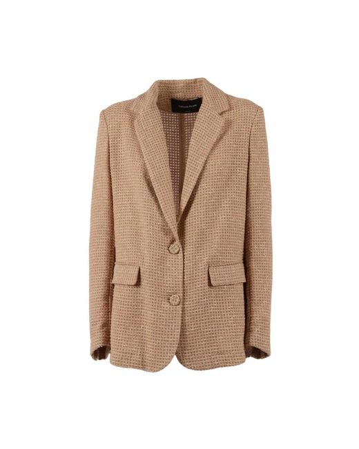 Fabiana Filippi Brown Tweed Jackets
