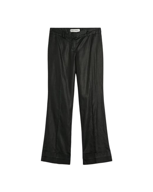 Our Legacy Gray Wide Trousers