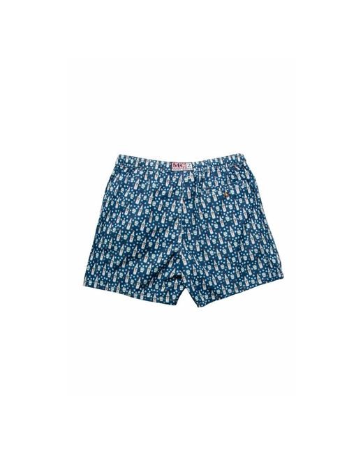 Mc2 Saint Barth Blue Beachwear for men