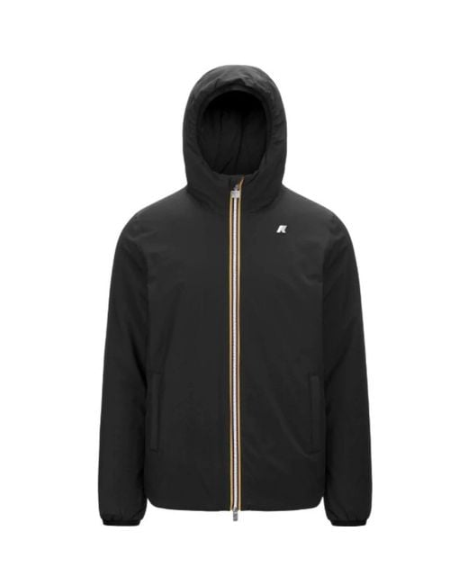 K-Way Black Light Jackets for men