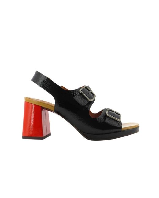 Chie Mihara Black High Heel Sandals