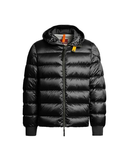 Parajumpers Black Down Jackets for men
