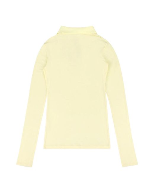 Entire studios Tops ,Ls Polo in het Yellow