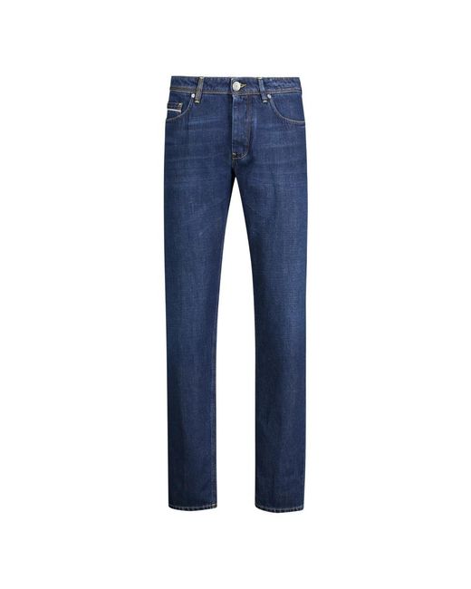 Re-hash Blue Straight Jeans for men