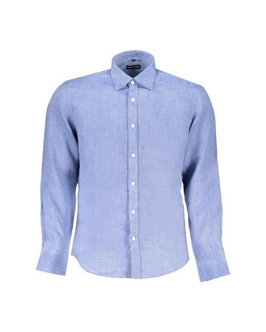 North Sails Blue Casual Shirts for men