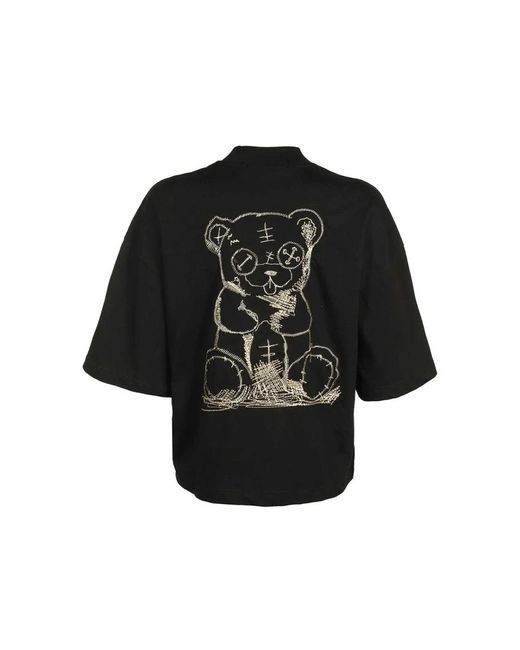 Barrow Tops ,Zwart ,Katoen Geborduurd Katoenen T-Shirt in het Black