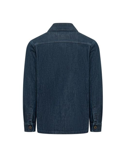 Fay Blue Denim Jackets for men