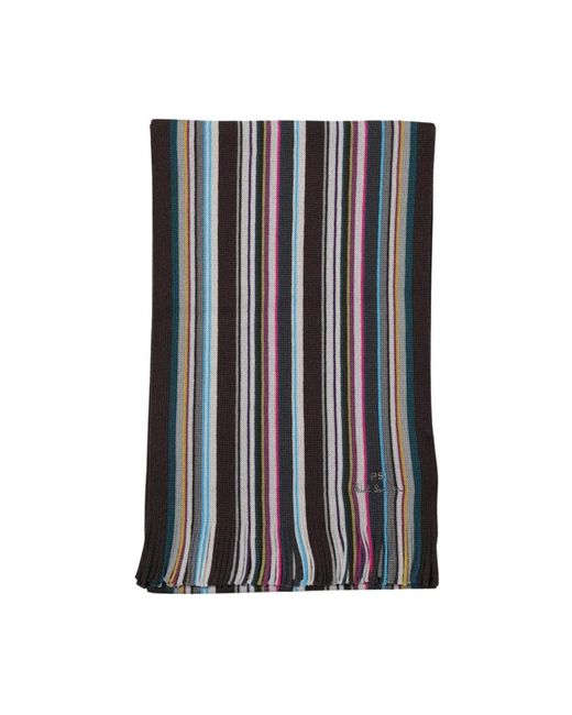 Winter Scarves di Paul Smith in Black da Uomo