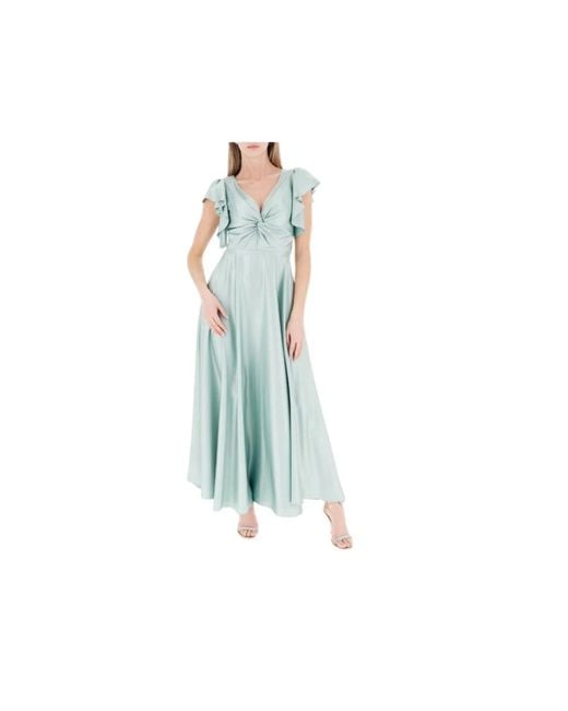 Rinascimento Blue Maxi Dresses