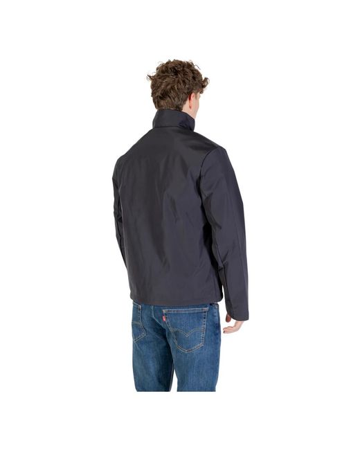 ARMANI EXCHANGE Jassen ,Blauw ,Polyester Moderne Blouson Jack Voor Mannen in het Blue voor heren