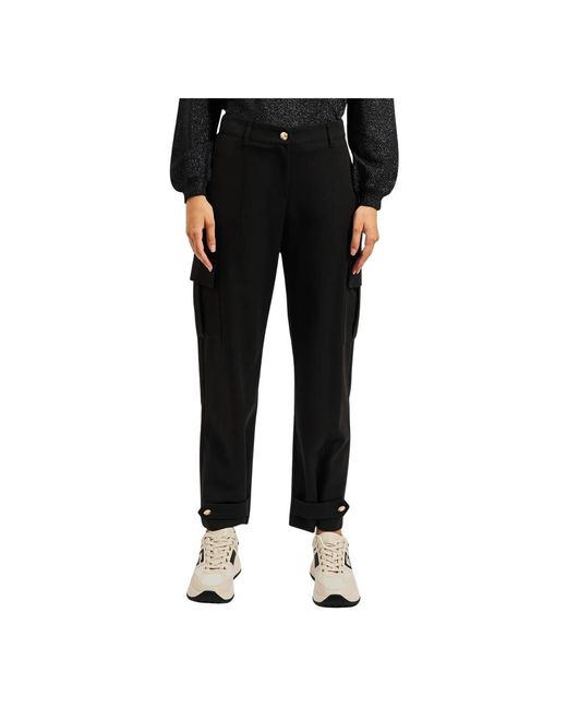 Cropped Trousers GAUDI en coloris Black