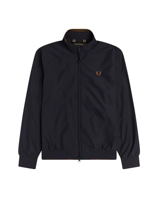 Fred Perry Blue Light Jackets for men