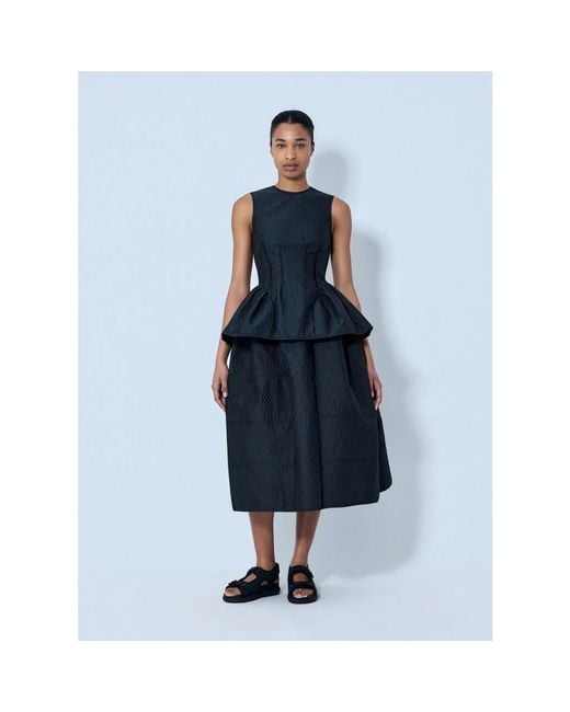 CECILIE BAHNSEN Blue Sleeveless Tops