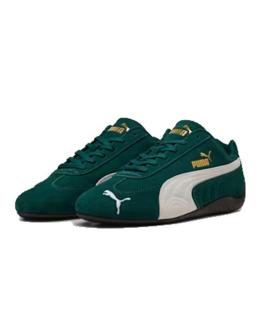 PUMA Green Speedcat Og Dunkles Myrte & Weiß