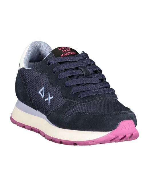 Sun 68 Blue Ally Solid Sneaker