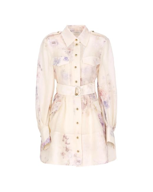 Shirt Dresses Zimmermann en coloris Pink