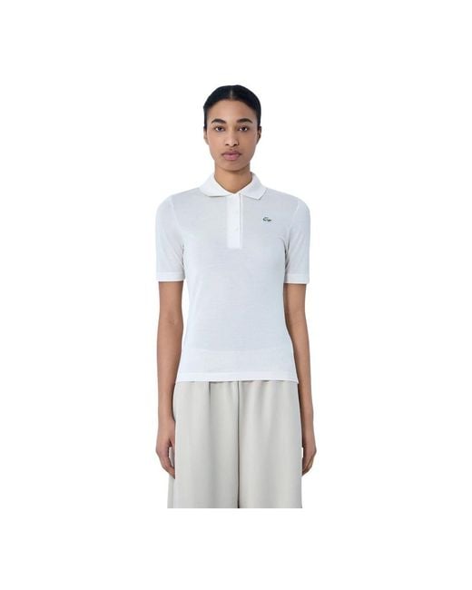 Lacoste White Polo Shirts