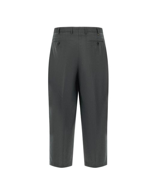 PT Torino Gray Suit Trousers for men