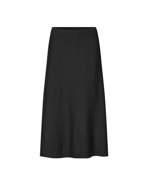 Masai Rokken ,Zwart ,Zwarte Elastische Taille Rok Mastina Stijl in het Black