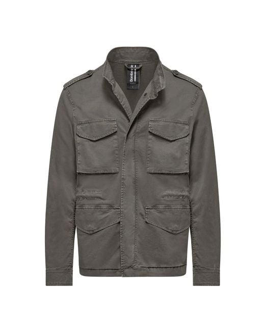 Bomboogie Militaire Jas in het Gray voor heren