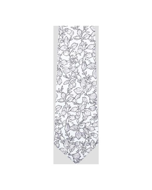 Kiton Blumenkrawatte in White für Herren