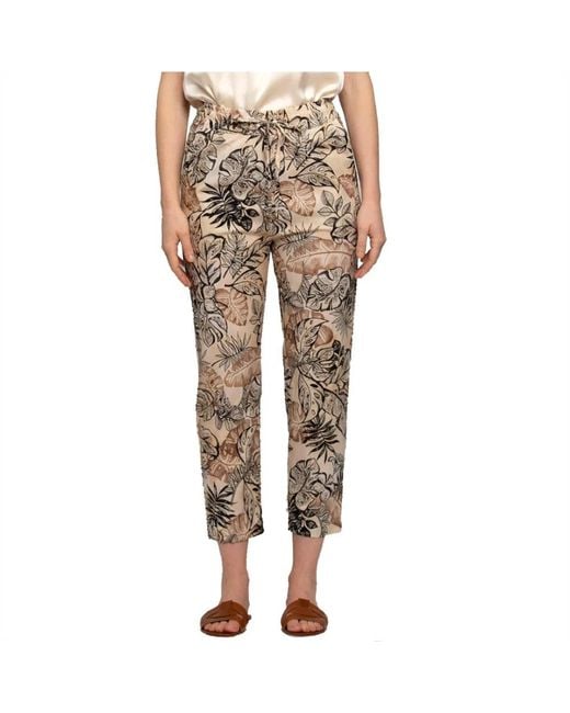 Kocca Natural Cropped Trousers