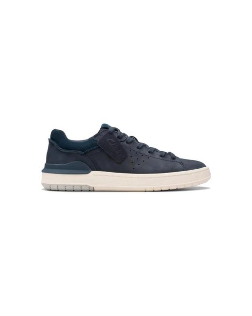 Clarks Schoenen ,Blauw ,Leer Courtlite 2 Run in het Blue voor heren