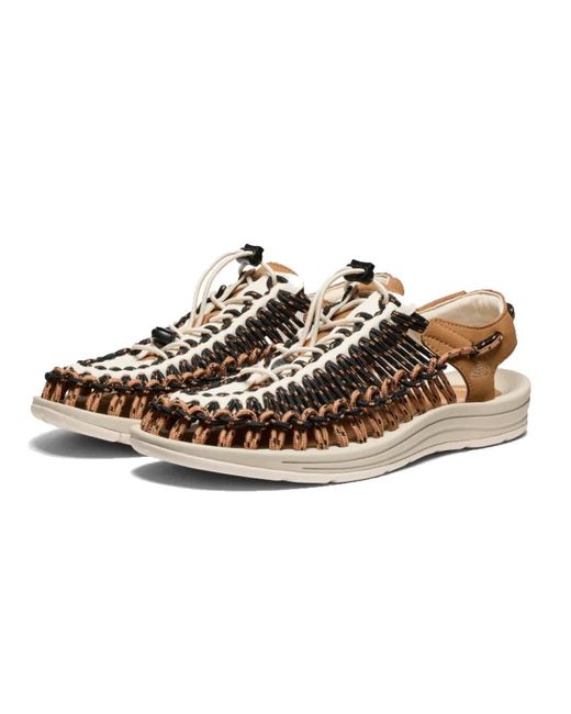 Keen Brown Flat Sandals for men
