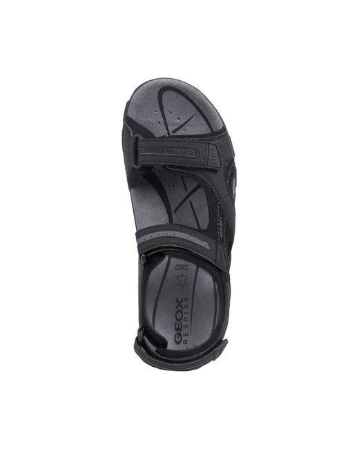 Geox Uomo Sandal Strada Stone in Black für Herren