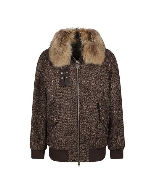 Ermanno Scervino Mf938 Bomberjack in het Brown
